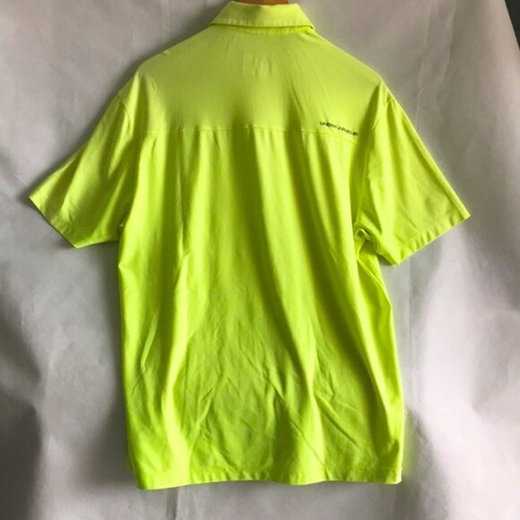 Under Armour Men’s High Visibility Shirt Polo Golf Active Outdoor Wear - Picture 2 of 6